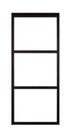 Binnendeur Ferro Cosmos zwart Links, Ophalen, 80 tot 100 cm, Binnendeur, Nieuw