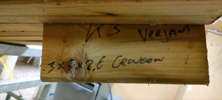 Carport 3x5x2,6
- grenen geïmpregneerd, 6 poten, Jardin & Terrasse, Verrières, Neuf, Carport, Enlèvement ou Envoi