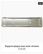 Support-plaque immatriculation, Autos : Divers, Supports de plaque d'immatriculation, Neuf