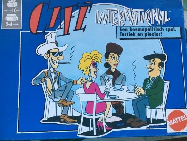 Café International, Hobby en Vrije tijd, Gezelschapsspellen | Bordspellen, Gebruikt, Drie of vier spelers, Ophalen of Verzenden