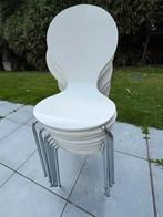 8 stoelen, Huis en Inrichting, Ophalen, Gebruikt, Wit