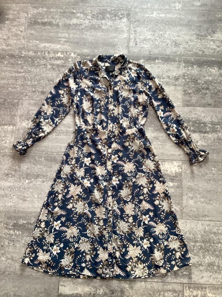Jurk Jouh 38/40, Kleding | Dames, Jurken, Nieuw, Maat 38/40 (M), Blauw, Onder de knie, Ophalen of Verzenden