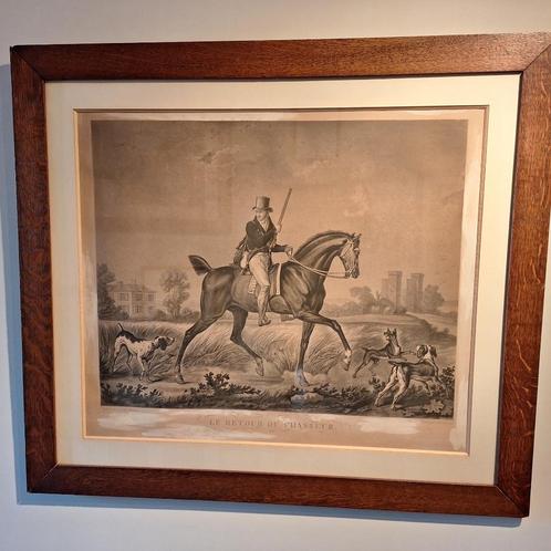 4 etsen Carle Vernet, Antiek en Kunst, Kunst | Etsen en Gravures, Ophalen