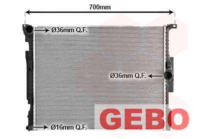BMW F30 2012 T/M 2019 Radiateur Benzine  1711 8652 495, Auto-onderdelen, Motor en Toebehoren, BMW, Nieuw, 6 maanden garantie, Ophalen of Verzenden