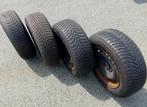 4 pneus hiver 195/65-15 pour VW, entraxe 5x112, Auto-onderdelen, Banden en Velgen, Ophalen, Gebruikt, 15 inch, Banden en Velgen
