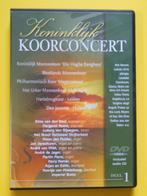 DVD Koninklijk Koorconcert - deel 1, Cd's en Dvd's, Alle leeftijden, Ophalen of Verzenden, Gebruikt, Muziek en Concerten