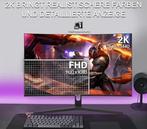 CRUA 27" 165Hz/180Hz Curved Gaming Monitor - FHD 1080P,AMD F, Computers en Software, Monitoren, Gaming, HDMI, Verzenden, In hoogte verstelbaar