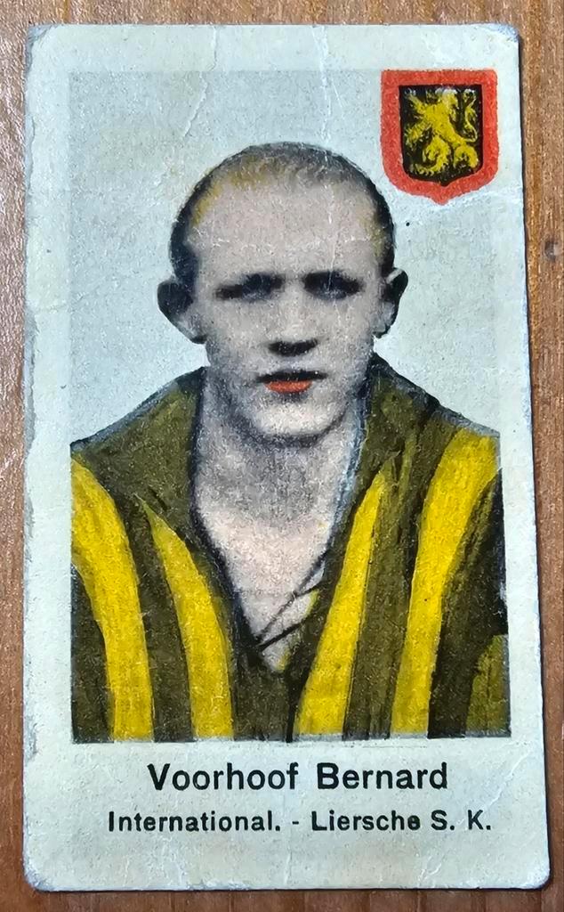 1930s (pre panini) Bernard Voorhoof Liersche SK ongebruikt!, Hobby en Vrije tijd, Stickers en Plaatjes, Zo goed als nieuw, Plaatje