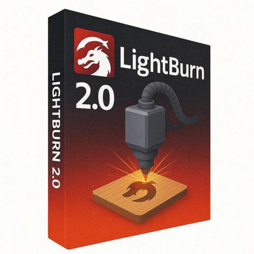 LighBurn 2025 (2.0), Computers en Software, Navigatiesoftware, Nieuw, Ophalen