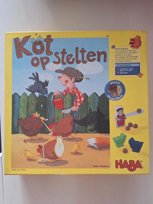 Kot op stelten  (Haba), Hobby & Loisirs créatifs, Jeux de société | Autre, Comme neuf, Enlèvement ou Envoi