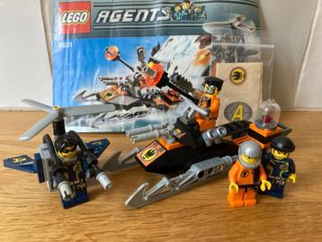 Lego Agents Mission 1: Jetpack Pursuit 8631 beschikbaar voor biedingen