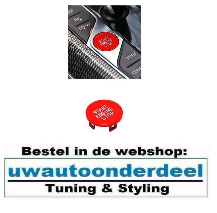 Rode Start Knop Voor Bmw 4 serie G22 G23 G26, Auto diversen, Tuning en Styling, Verzenden