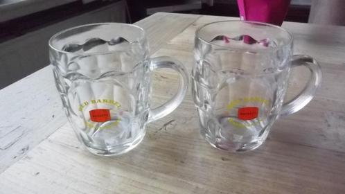 2 verres à bière Watneys, Collections, Marques de bière, Comme neuf, Verre ou Verres, Enlèvement ou Envoi