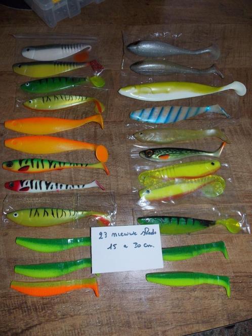 Set Grote shads, Watersport en Boten, Hengelsport | Roofvissen, Nieuw, Complete set, Ophalen of Verzenden