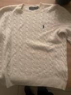 Ralph lauren gebreide trui, Wit, Ralph Lauren, Maat 56/58 (XL), Ophalen of Verzenden