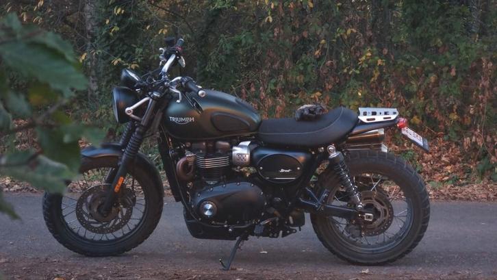 Triumph street scrambler 900 (A of A2 rijbewijs), Motoren, Motoren | Triumph, Particulier, ABS, Traction Control, Ophalen