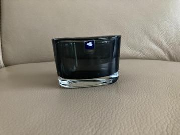 1 blauw-grijze theelichthouder, Leonardo, H = 6 cm beschikbaar voor biedingen
