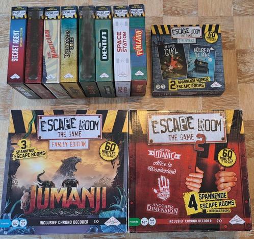 Escape Room The Game / Adventure Games, Hobby en Vrije tijd, Gezelschapsspellen | Bordspellen, Zo goed als nieuw, Een of twee spelers