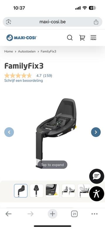 Maxi Cosi FamilyFix beschikbaar voor biedingen
