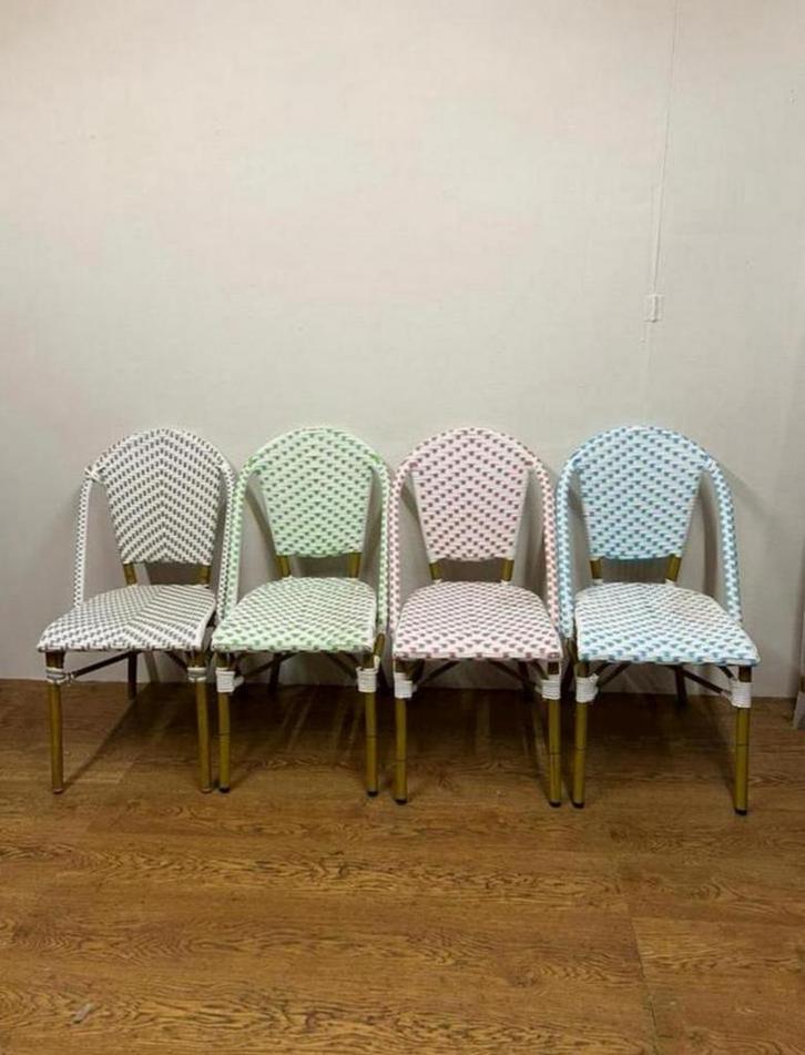 Parisian stoelen, Jardin & Terrasse, Chaises de jardin, Comme neuf, Enlèvement