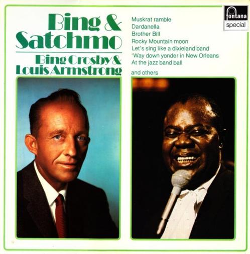 LP- Bing Crosby & Louis Armstrong – Bing & Satchmo, CD & DVD, Vinyles | Pop, Enlèvement ou Envoi