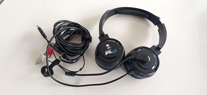 Turtle Beach Ear Force PLa gaming headset pc/mac (nwst), Computers en Software, Headsets, Zo goed als nieuw, Bedraad, Gaming headset