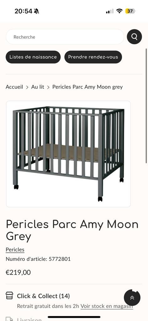 Parc + matelas, Enfants & Bébés, Berceaux & Lits, Comme neuf, Enlèvement