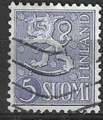 Finland 1954/1958 - Yvert 411 - Leeuw (ST), Postzegels en Munten, Postzegels | Europa | Scandinavië, Finland, Verzenden, Gestempeld
