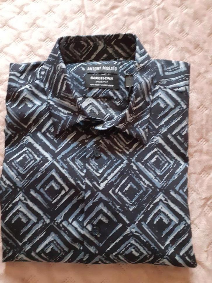 Chemise Antony Morato neuve  Taille S (46), Vêtements | Hommes, Chemises, Neuf, Tour de cou 38 (S) ou plus petit, Bleu, Envoi