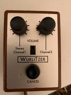 Remote control , met kabel, voor wurlitzer jukebox, Ophalen, Gebruikt, 1960 tot 1970, Wurlitzer