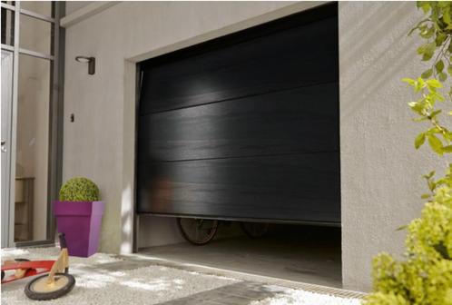 sectionale garagepoort automatisch in kit GRIJS, Bricolage & Construction, Fenêtres & Moustiquaires, Neuf, Enlèvement ou Envoi