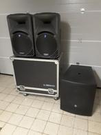 2 Mackie's SRM 450 V1 + 1 Mackie SRM 1801 met beschermingsFC, Muziek en Instrumenten, Ophalen, Zo goed als nieuw