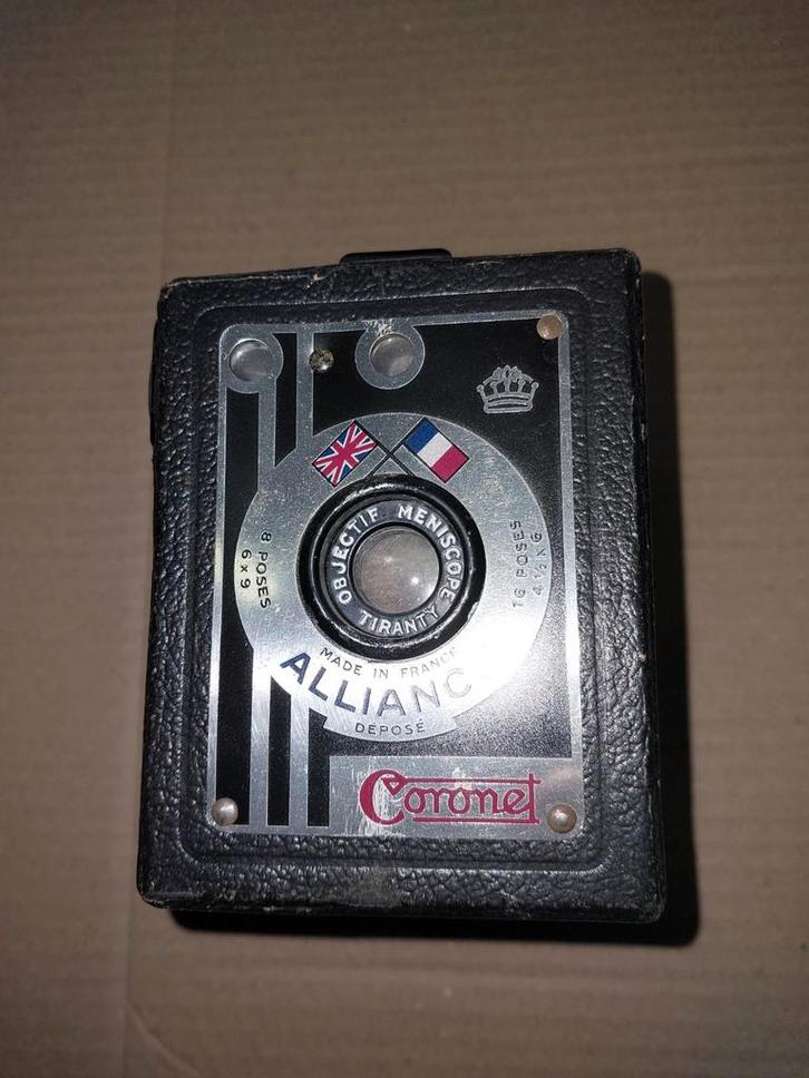 Zeldzame Vintage Coronet Alliance Boxcamera (ca. 1945-1950), Audio, Tv en Foto, Fotocamera's Analoog, Ophalen