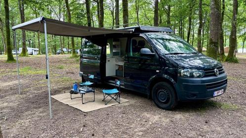 VW Transporter T5 camper ombouw / lichte vracht, Caravanes & Camping, Camping-cars, Particulier, jusqu'à 2, Volkswagen, Diesel