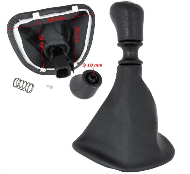 Pookknopset Mercedes Vito W639 2003-2010 (6 versnellingen), Auto-onderdelen, Interieur en Bekleding, Mercedes-Benz, Nieuw, Ophalen of Verzenden