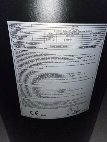 Boretti Patio Heater beschikbaar voor biedingen