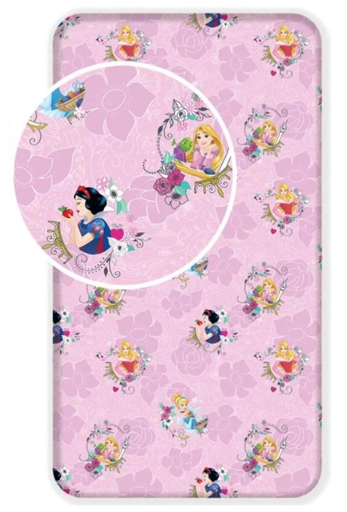 Disney Princess Hoeslaken 90x200 cm - Roze, Enfants & Bébés, Chambre d'enfant | Linge de lit, Neuf, Drap-housse ou Taie d'oreiller