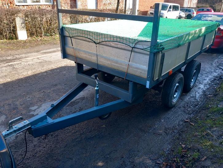 Remorque double essieux, Auto diversen, Aanhangers en Bagagewagens, Ophalen