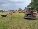Bandenkraan Caterpilar + wagen + bakken, Ophalen, Graafmachine