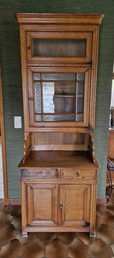 petit buffet deux corps, Maison & Meubles, Armoires | Buffets, Utilisé, Avec tiroir(s), Avec porte(s), Enlèvement