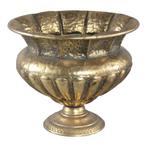 Antiek gouden metalen VAAS - old gold look 40 cm., Maison & Meubles, Accessoires pour la Maison | Vases, Autres matériaux, Enlèvement