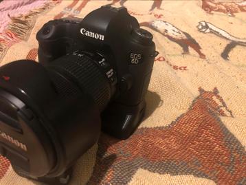 Canon eos 6D met battery grip zonder lens beschikbaar voor biedingen