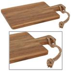 Snijplank serveerplank hapjesplank kaasplank hout teak 34 cm, Huis en Inrichting, Woonaccessoires | Dienbladen, Nieuw, Rechthoekig