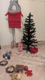 Kerstpakket (90 cm boom + lichtjes & decor); klaar voor volg, Diversen, Ophalen of Verzenden, Zo goed als nieuw