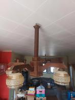 LUSTRE ARTISANAL EN BOIS SCULPTÉ, Ophalen