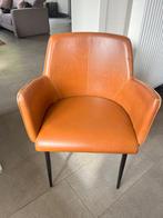 KOOPJE! Stijlvolle stoelen ~ Kleur: COGNAC, Huis en Inrichting, Stoelen, Ophalen, Gebruikt, Overige kleuren, Leer
