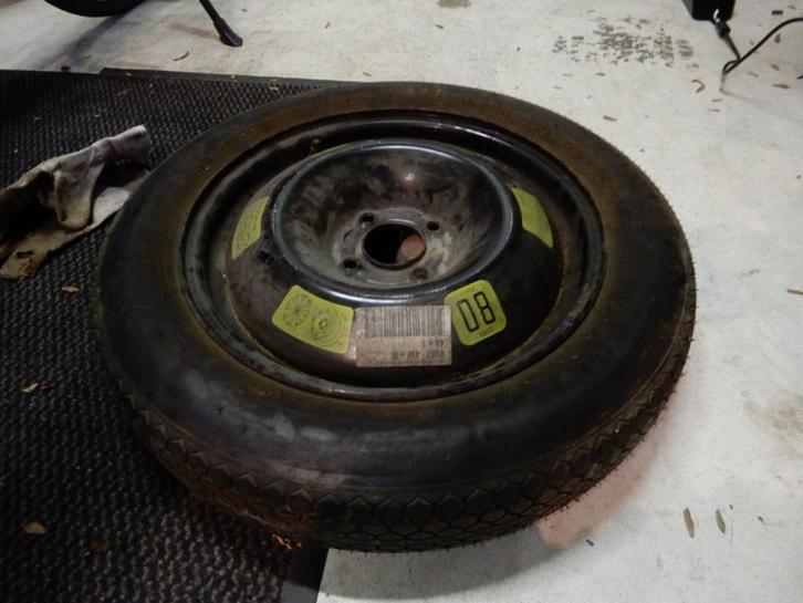 Band op velg - thuiskomer 80km per uur reservewiel tijdelijk, Auto-onderdelen, Banden en Velgen, Banden en Velgen, 16 inch, Overige