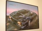 Foto kader Lamborghini Diablo + Jaguar XJ220, Huis en Inrichting, Ophalen of Verzenden, 75 tot 100 cm, Print, 50 tot 75 cm