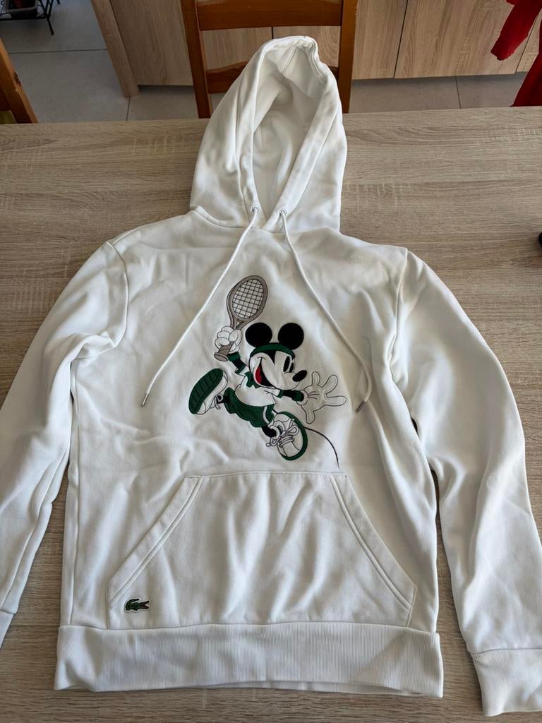 Sweat Lacoste, Enlèvement ou Envoi, Lacoste, Comme neuf, Blanc