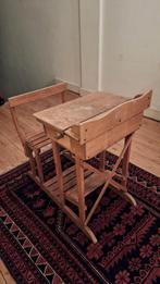 houten vintage lessenaar bureautje met klep, Kinderen en Baby's, Ophalen, Gebruikt